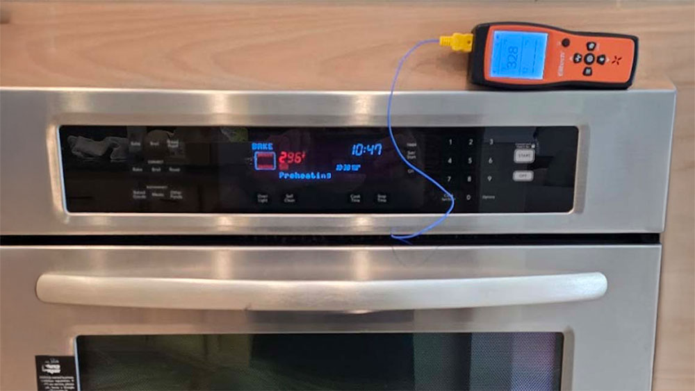 Oven temperature calibration