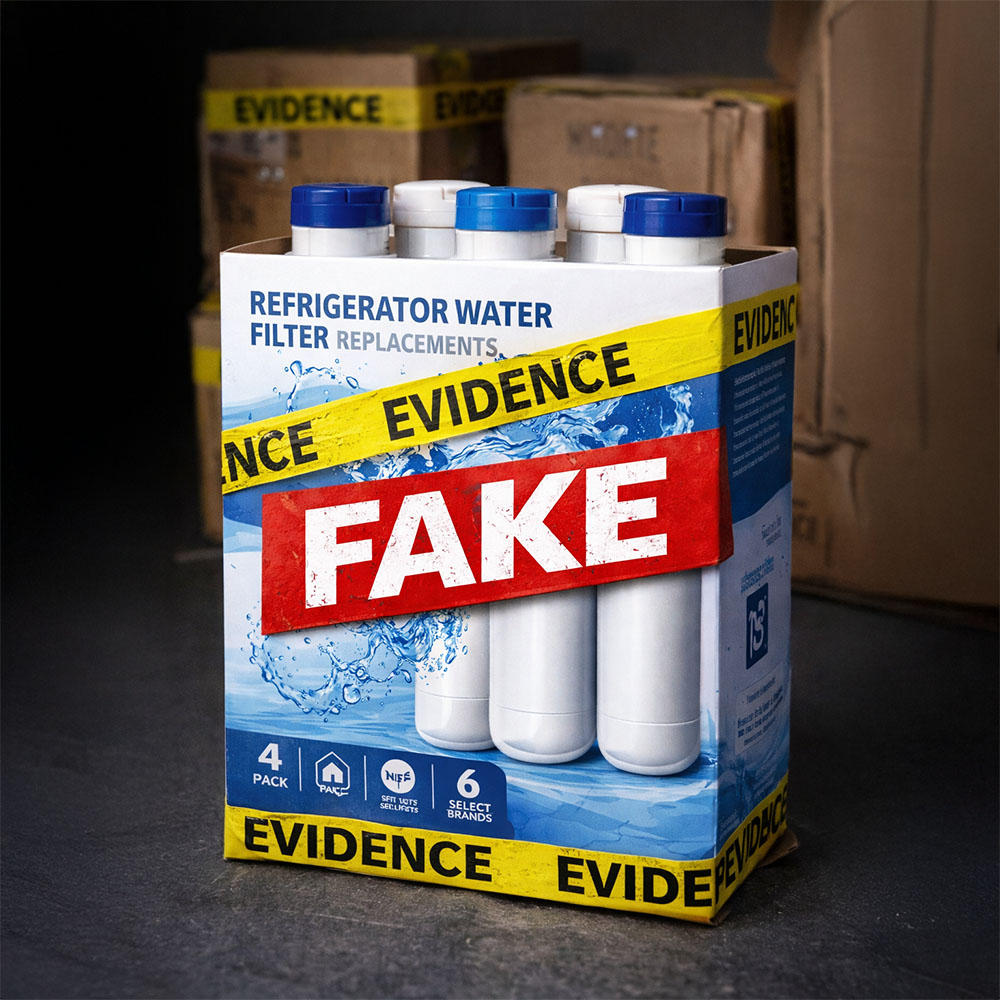 Fake refrigerator filters
