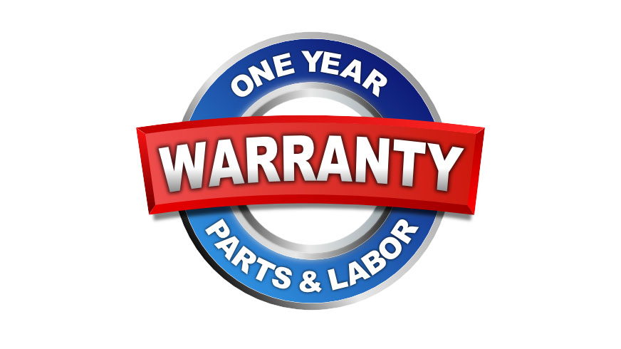 One year warranty