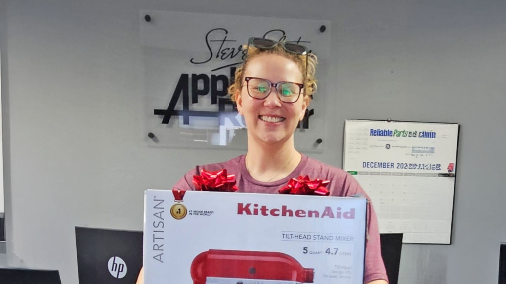 Whitney Koch was the winner of the KitchenAid Mixer!
